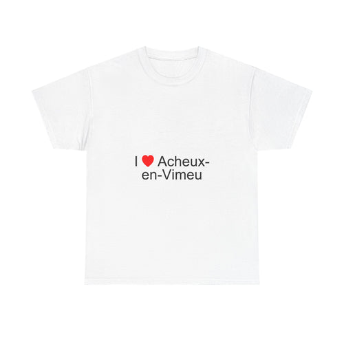 T-shirt I love Acheux-en-Vimeu
