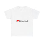 T-shirt Ich liebe Langonnet