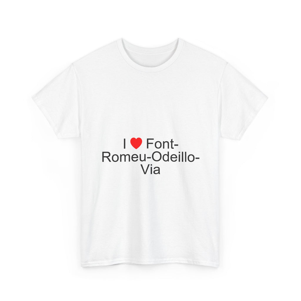 T-Shirt Ich liebe Font-Romeu-Odeillo-Via