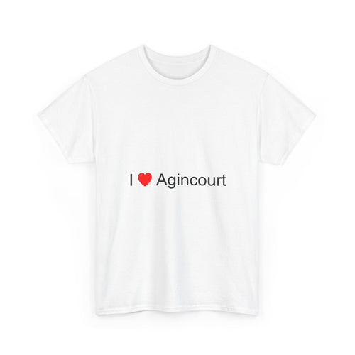 T-shirt I love Agincourt