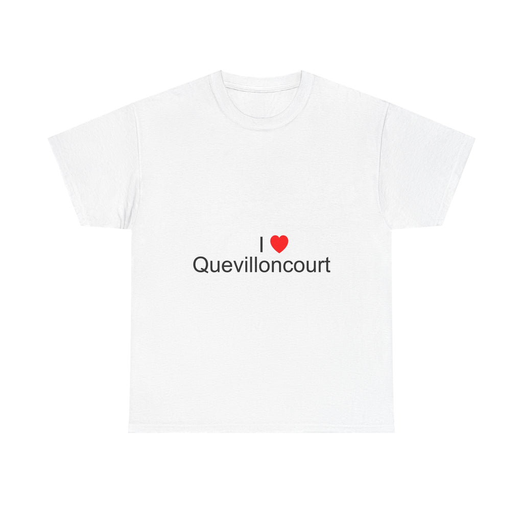 T-shirt I love quevilloncourt