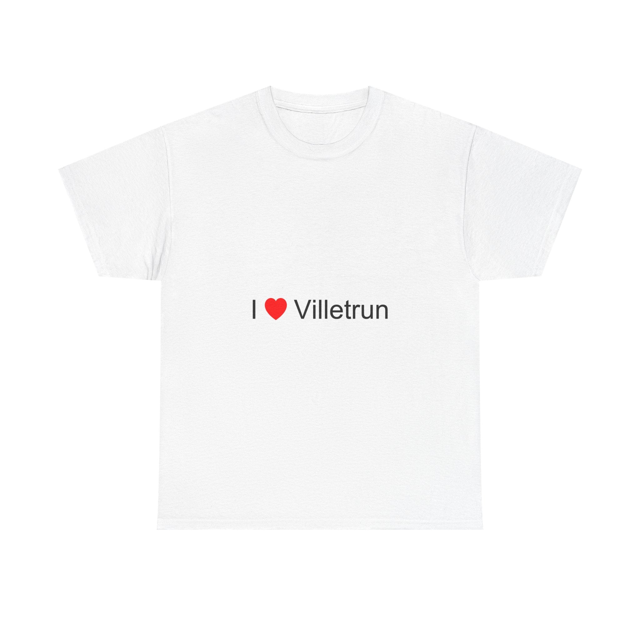 T-shirt I love Villetrun