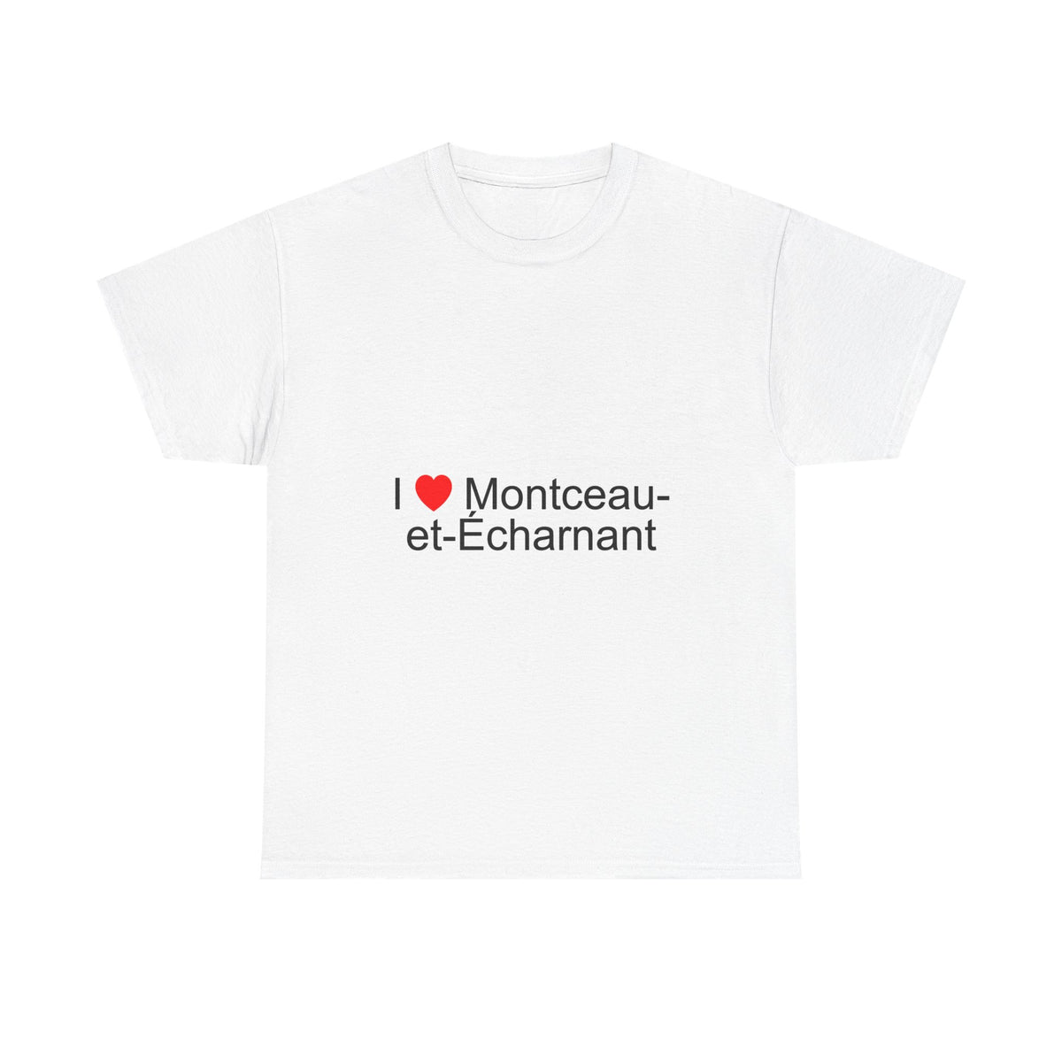 T-shirt I love montceau-et-écharnant