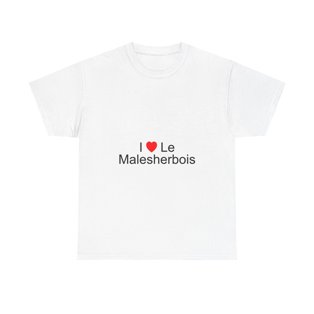 T-shirt I love le malesherbois