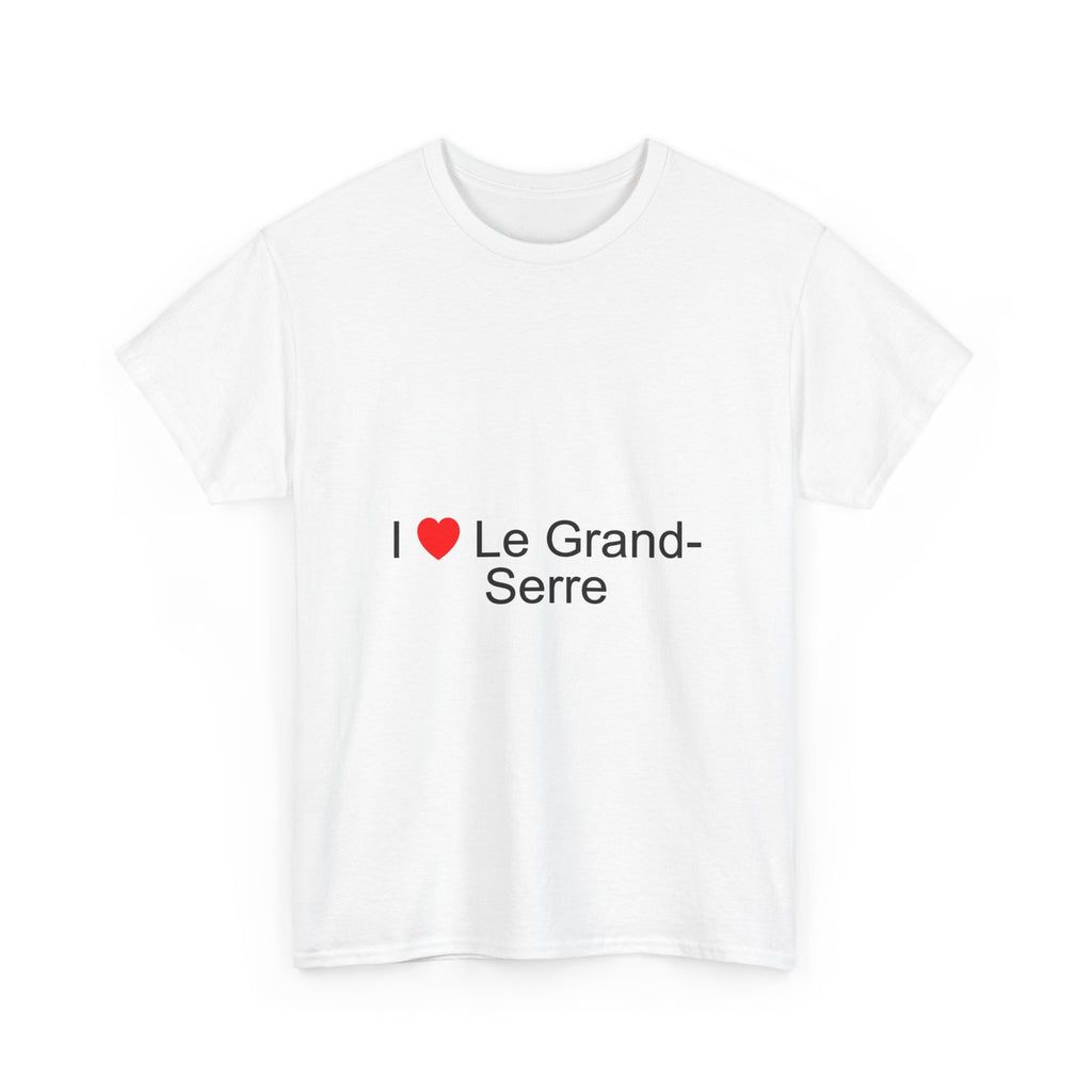 T-shirt I love le grand-serre