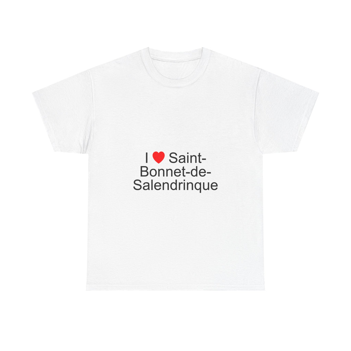 T-shirt I love saint-bonnet-de-salendrinque