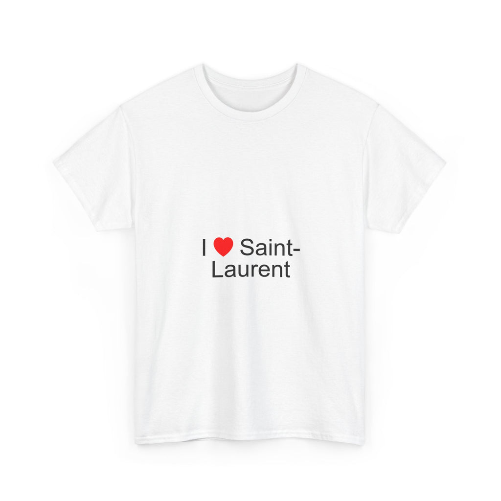T-shirt I love Saint-Laurent