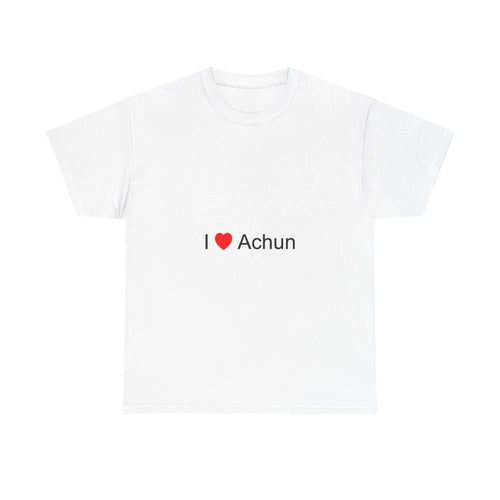 T-shirt I love Achun