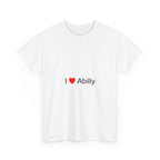 T-shirt I Love Abilly — Citeeshirt