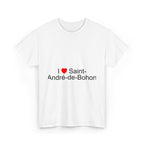 T-Shirt „Ich liebe Saint-André-de-Bohon“