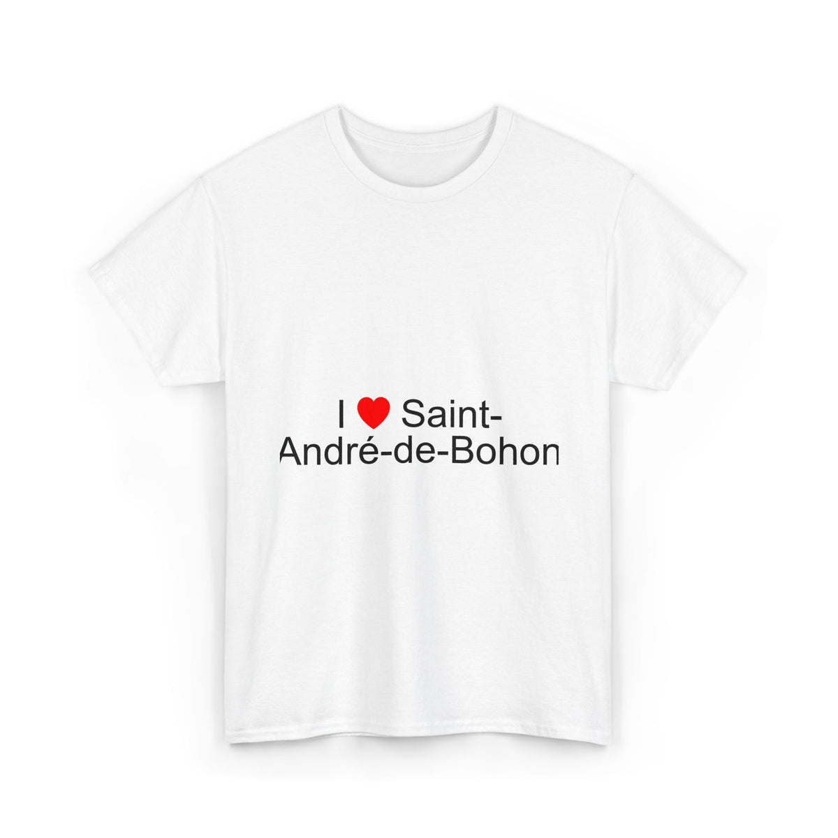 T-Shirt „Ich liebe Saint-André-de-Bohon“