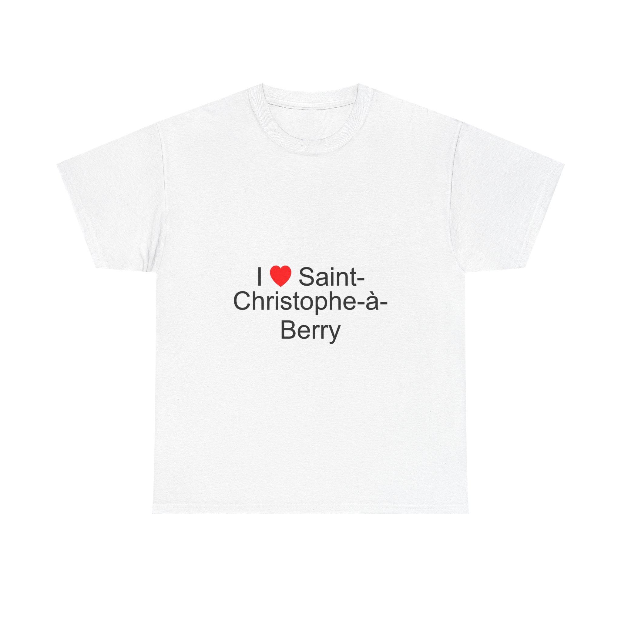 T-Shirt Ich liebe Saint-Christophe-à-Berry