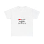 T-Shirt Ich liebe Saint-André-de-l'Épine