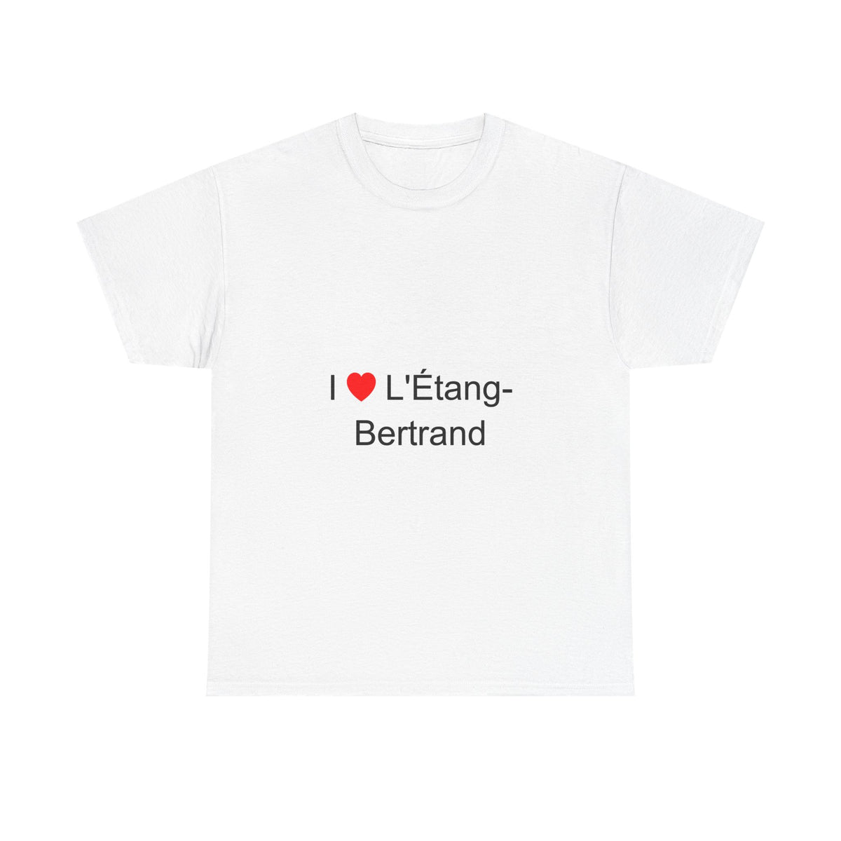T-shirt I love l'étang-bertrand