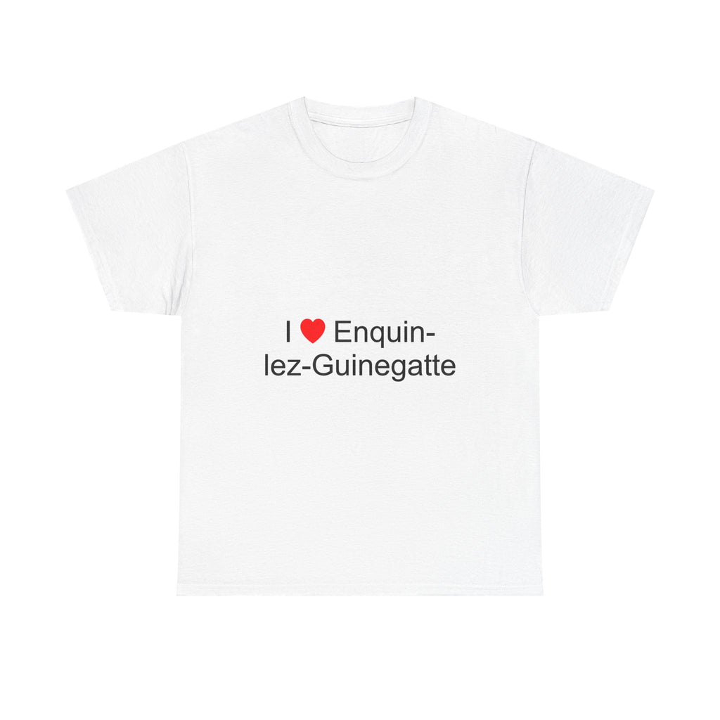 T-shirt I love enquin-lez-guinegatte