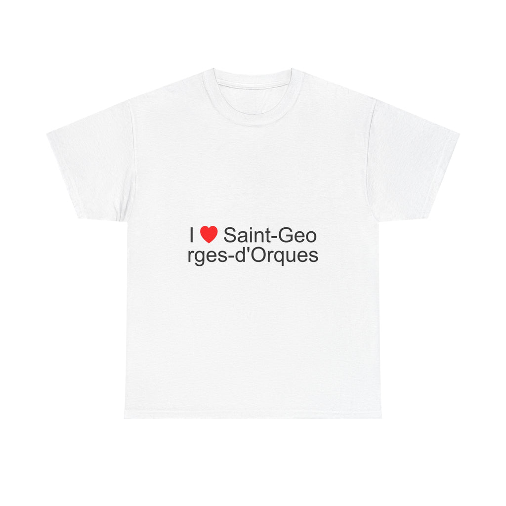 T-shirt I love Saint-Georges-d'Orques