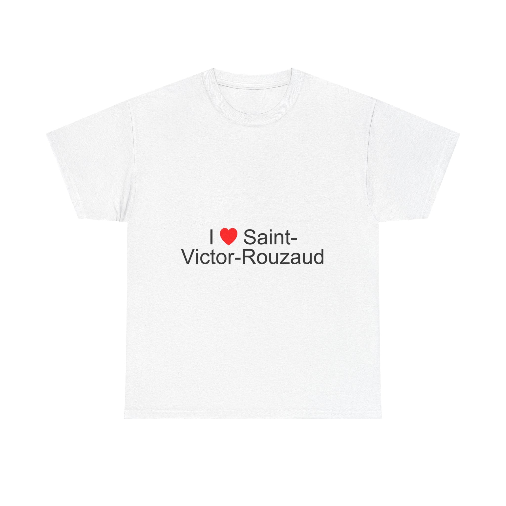 T-Shirt Ich liebe Saint-Victor-Rouzaud