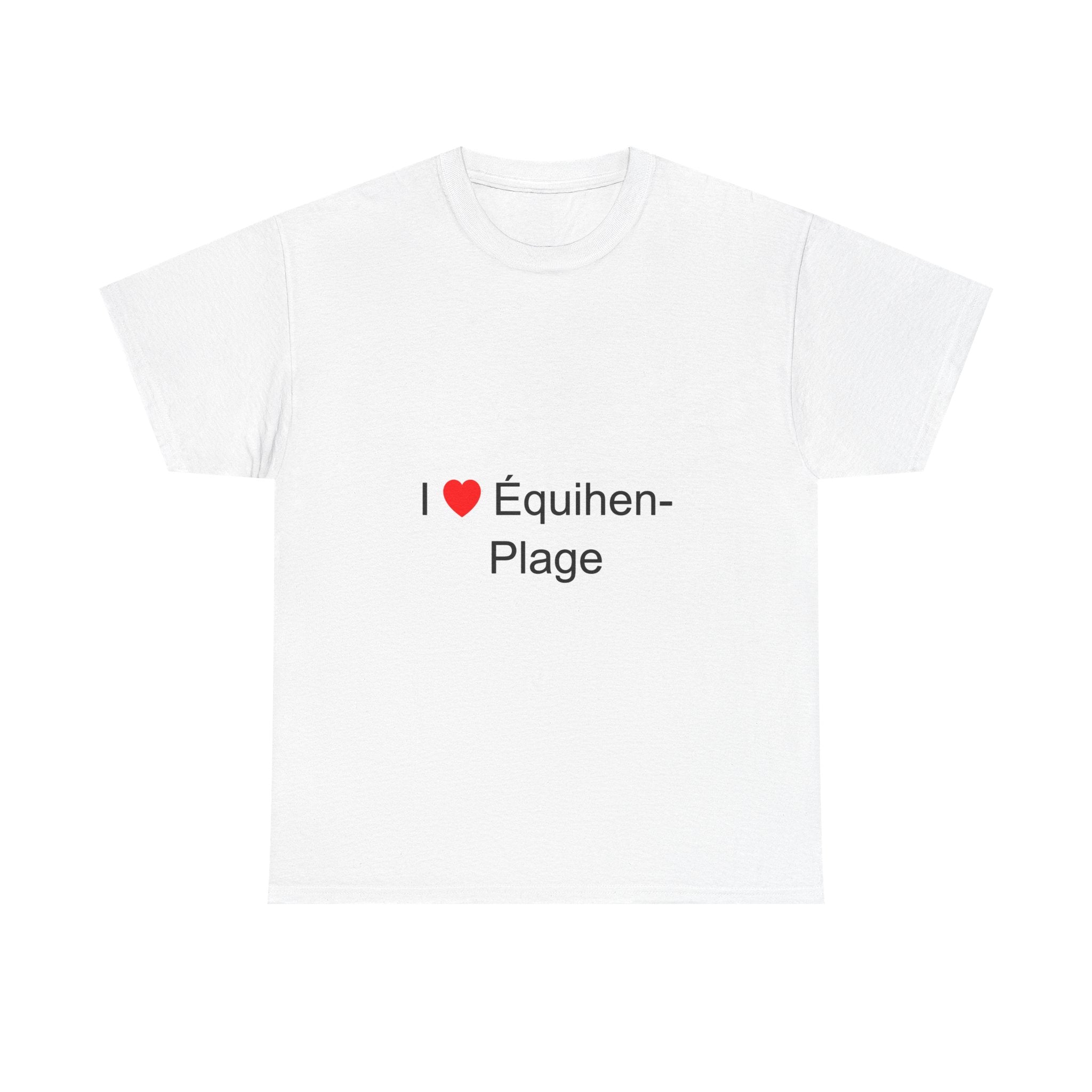T-shirt I love équihen-plage