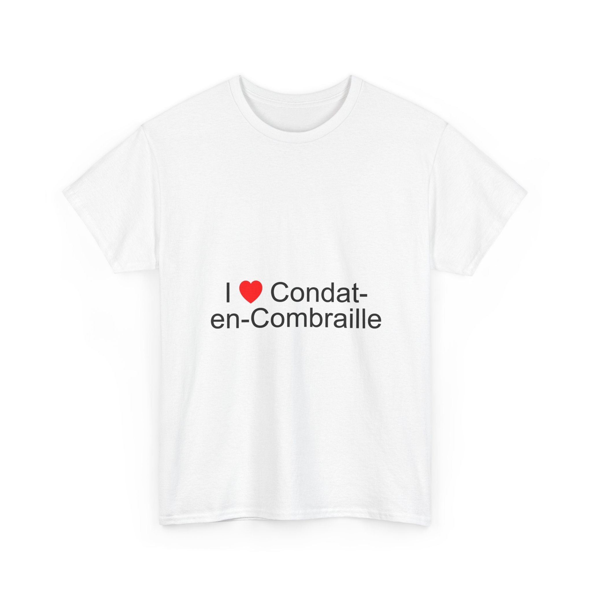 T-Shirt Ich liebe Condat-en-Combraille