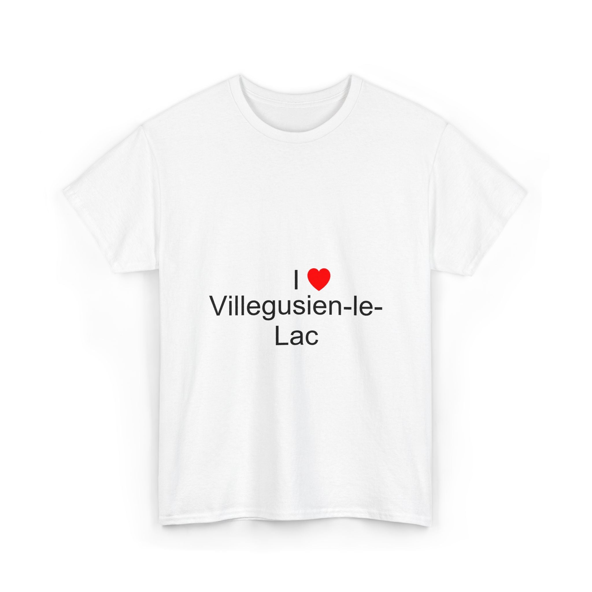 T-shirt I love Villegusien-le-Lac