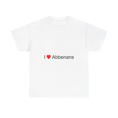 T-shirt I love abbenans