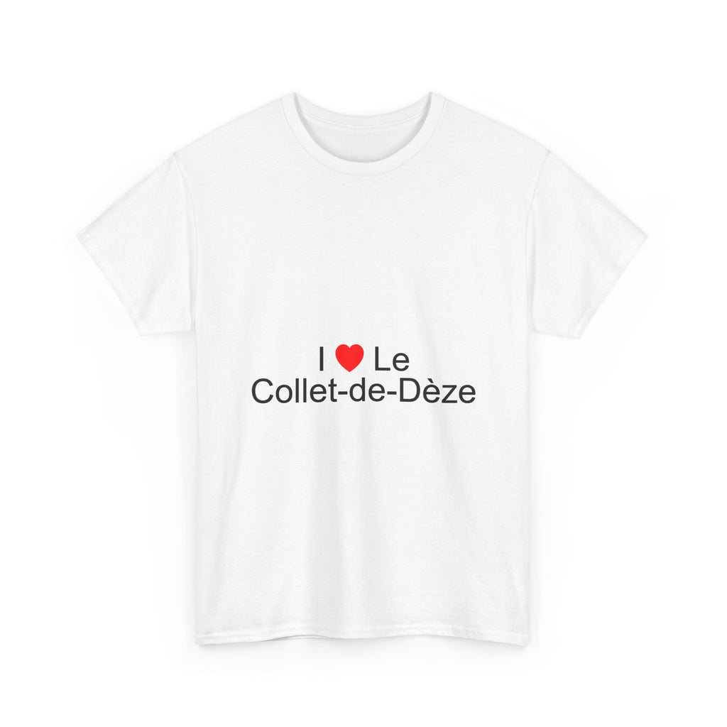 T-Shirt I love Le Collet-de-Dèze