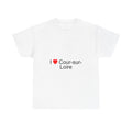 T-shirt I love cour-sur-loire