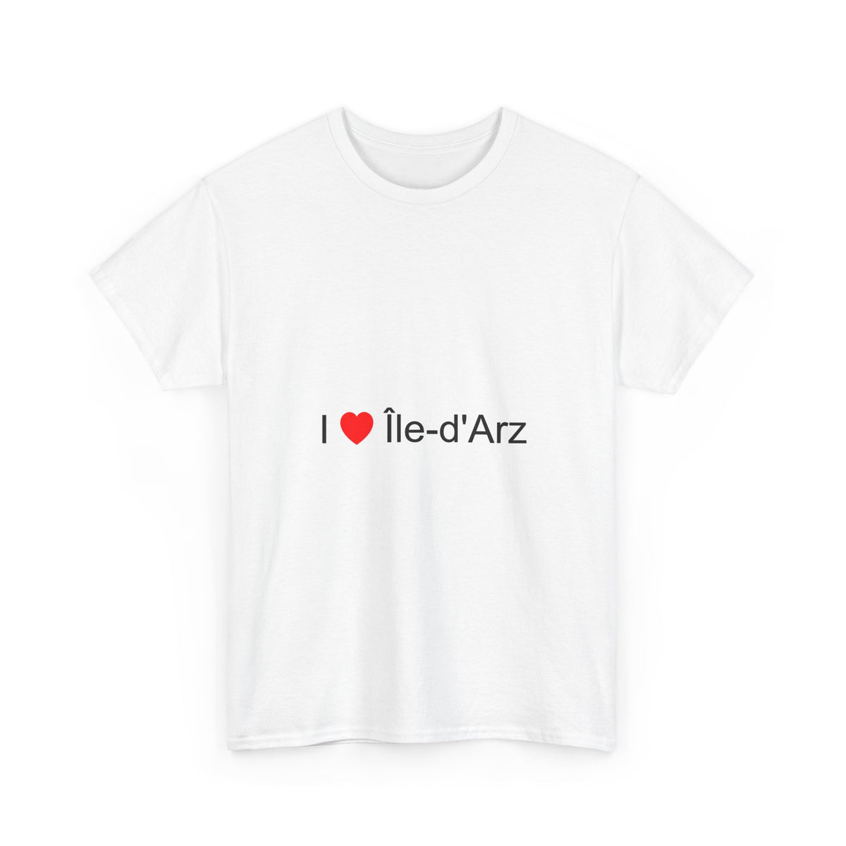 T-shirt I love Île-d'Arz