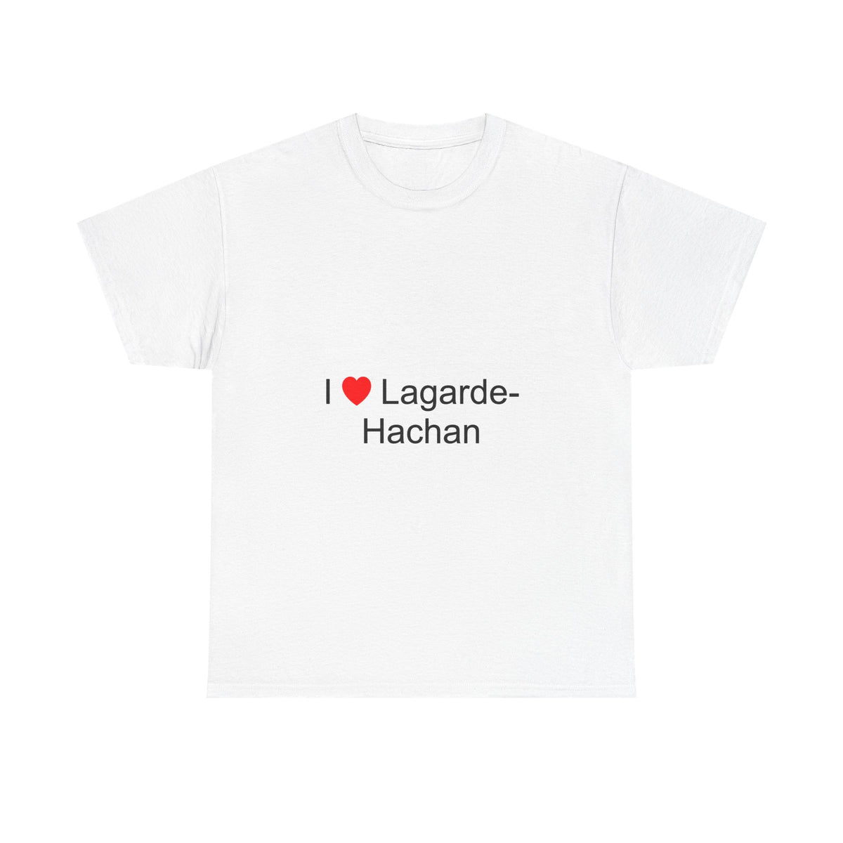T-shirt I love lagarde-hachan
