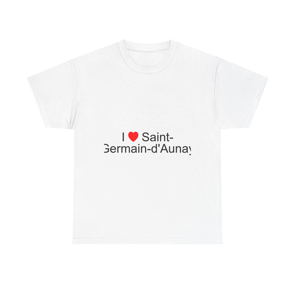 T-Shirt Ich liebe Saint-Germain-d'Aunay