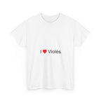 T-Shirt I love violès