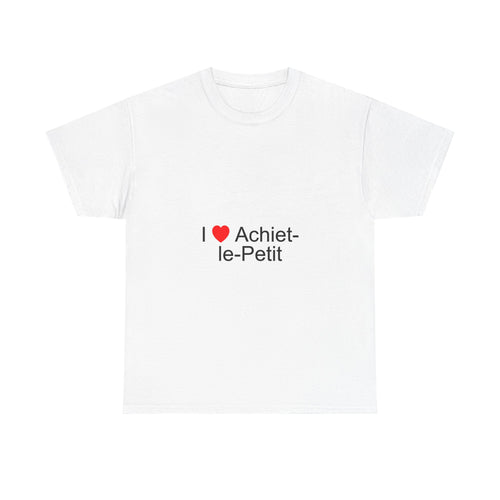 T-shirt I love Achiet-le-Petit