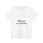 T-shirt I Love Abjat-Sur-Bandiat — Citeeshirt