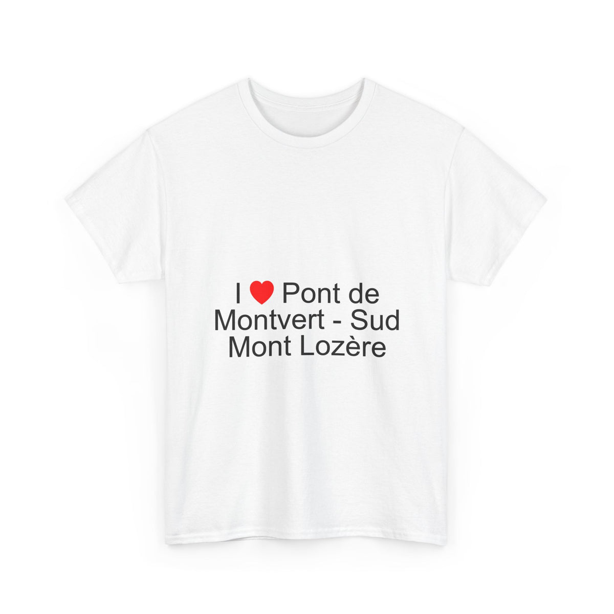 T-Shirt „I love Pont de Montvert - Sud Mont Lozère“