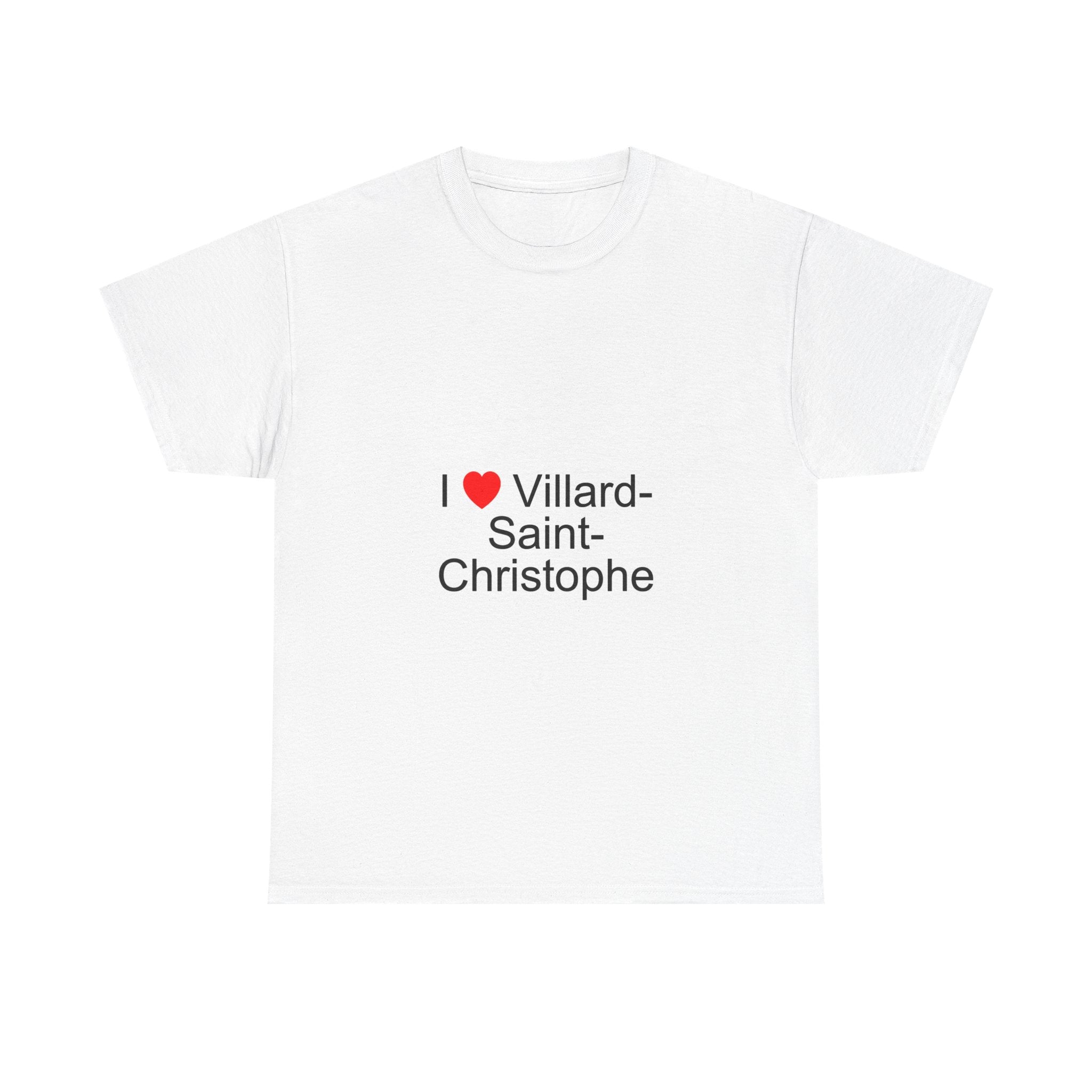 T-shirt I love villard-saint-christophe
