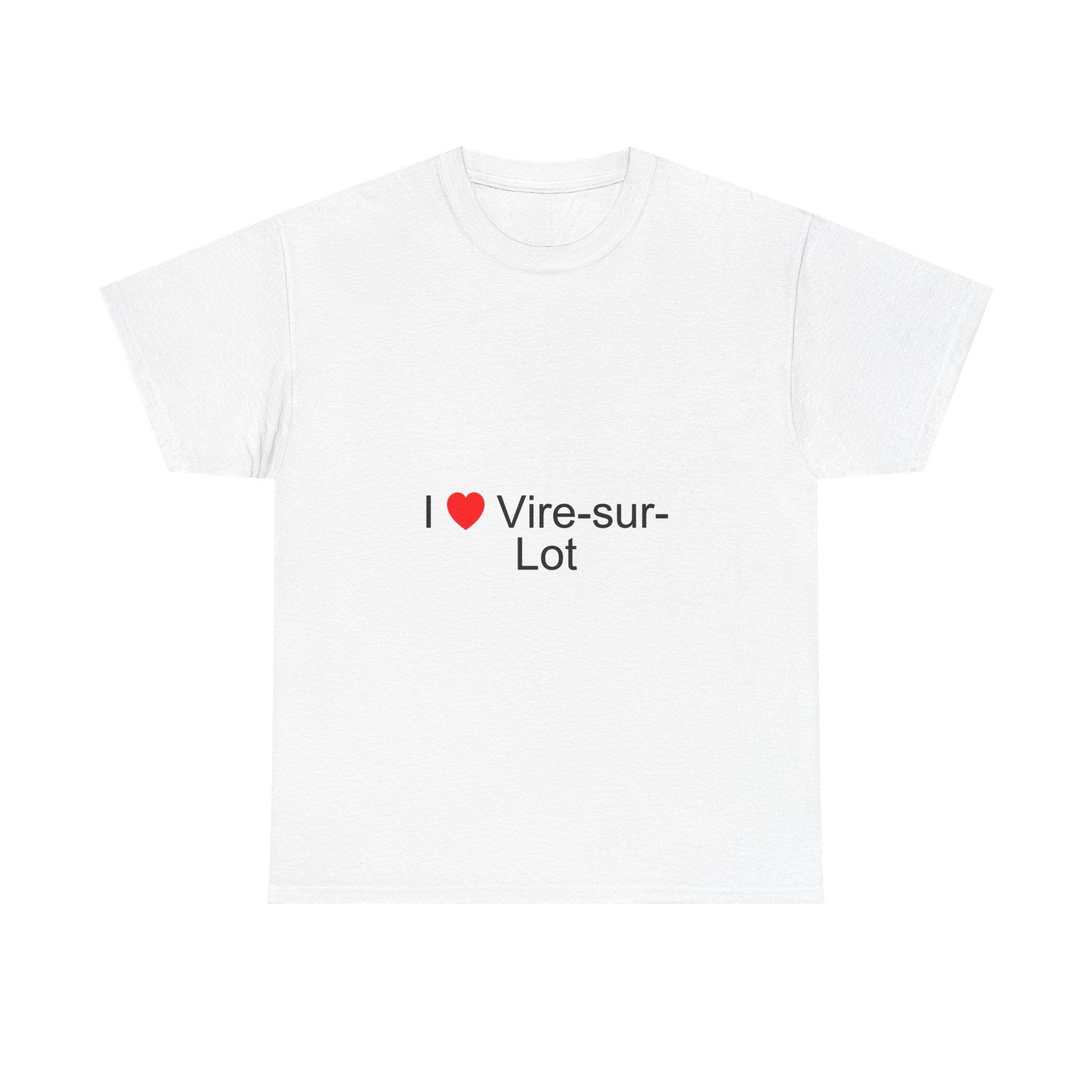 T-shirt I love vire-sur-lot