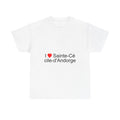 T-shirt I love sainte-cécile-d'andorge