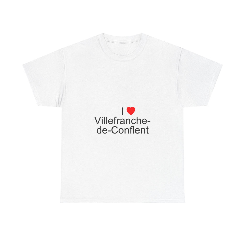 T-shirt I love villefranche-de-conflent