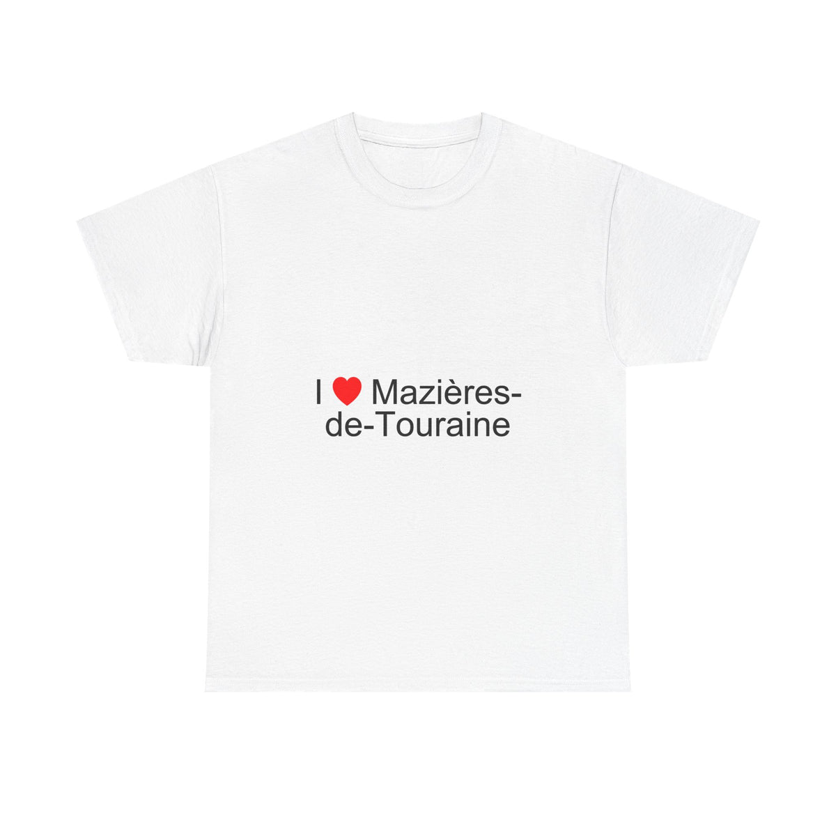 T-shirt I love mazières-de-touraine
