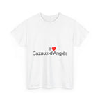 T-shirt I love Cazaux-d'Anglès