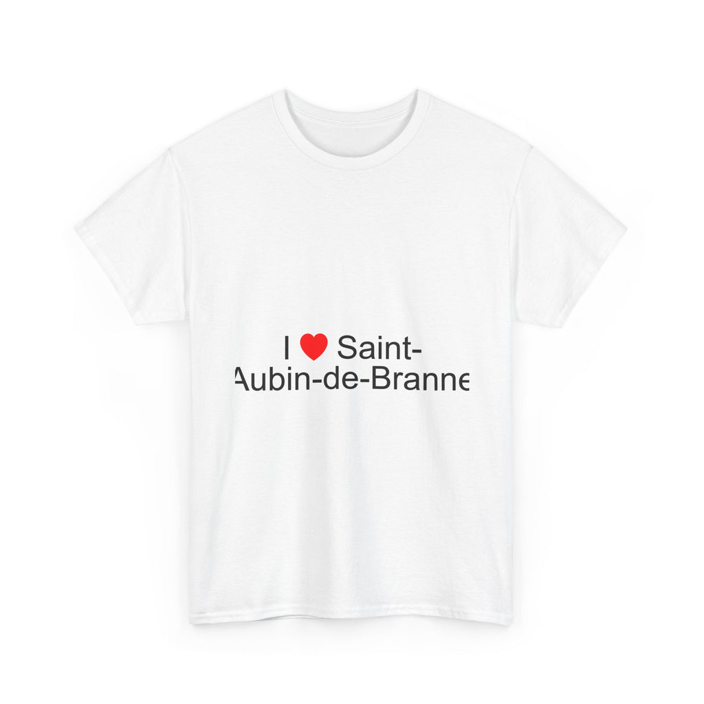 T-shirt I love Saint-Aubin-de-Branne