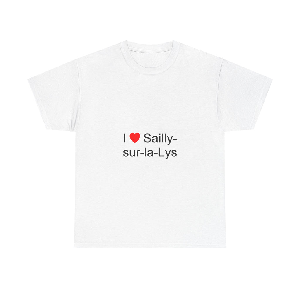 T-Shirt Ich liebe Sailly-sur-la-Lys