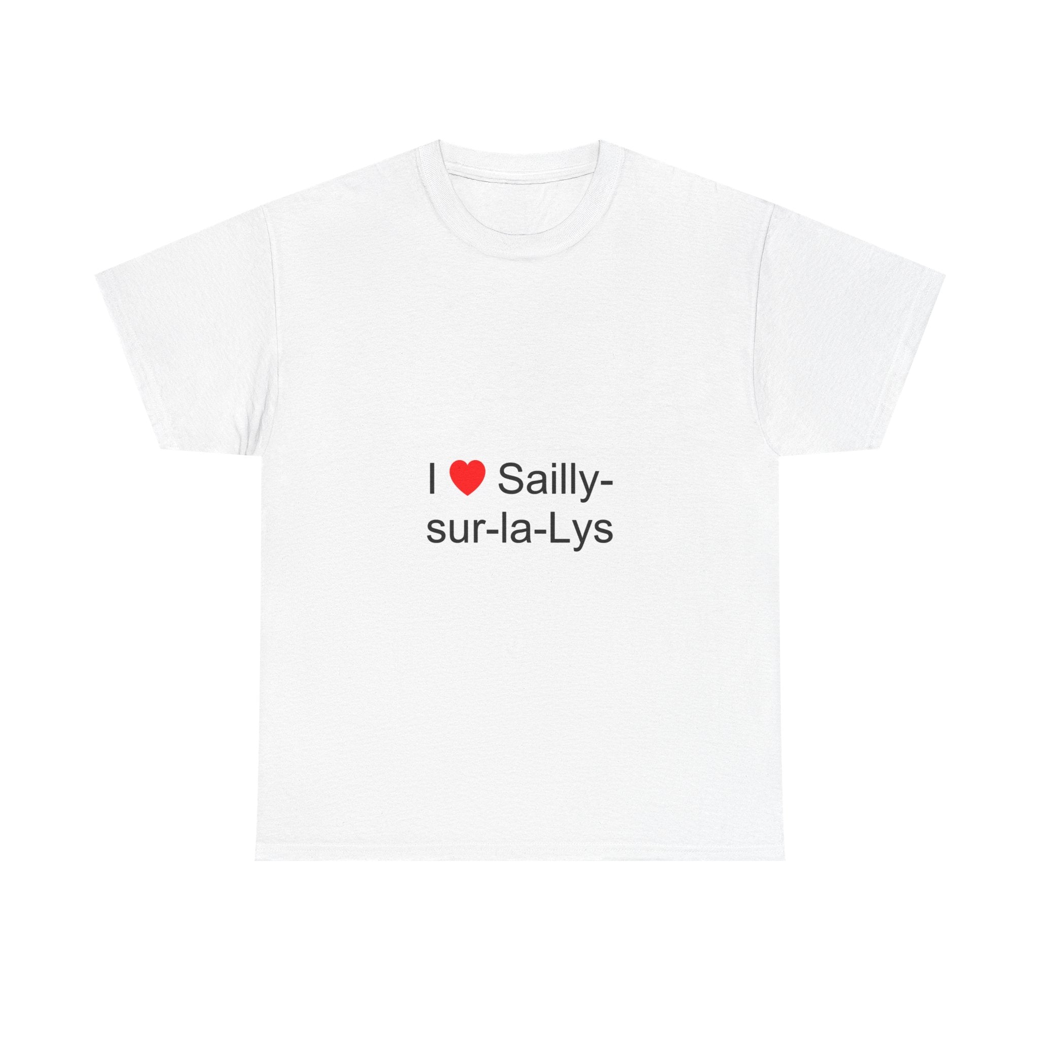 T-Shirt Ich liebe Sailly-sur-la-Lys