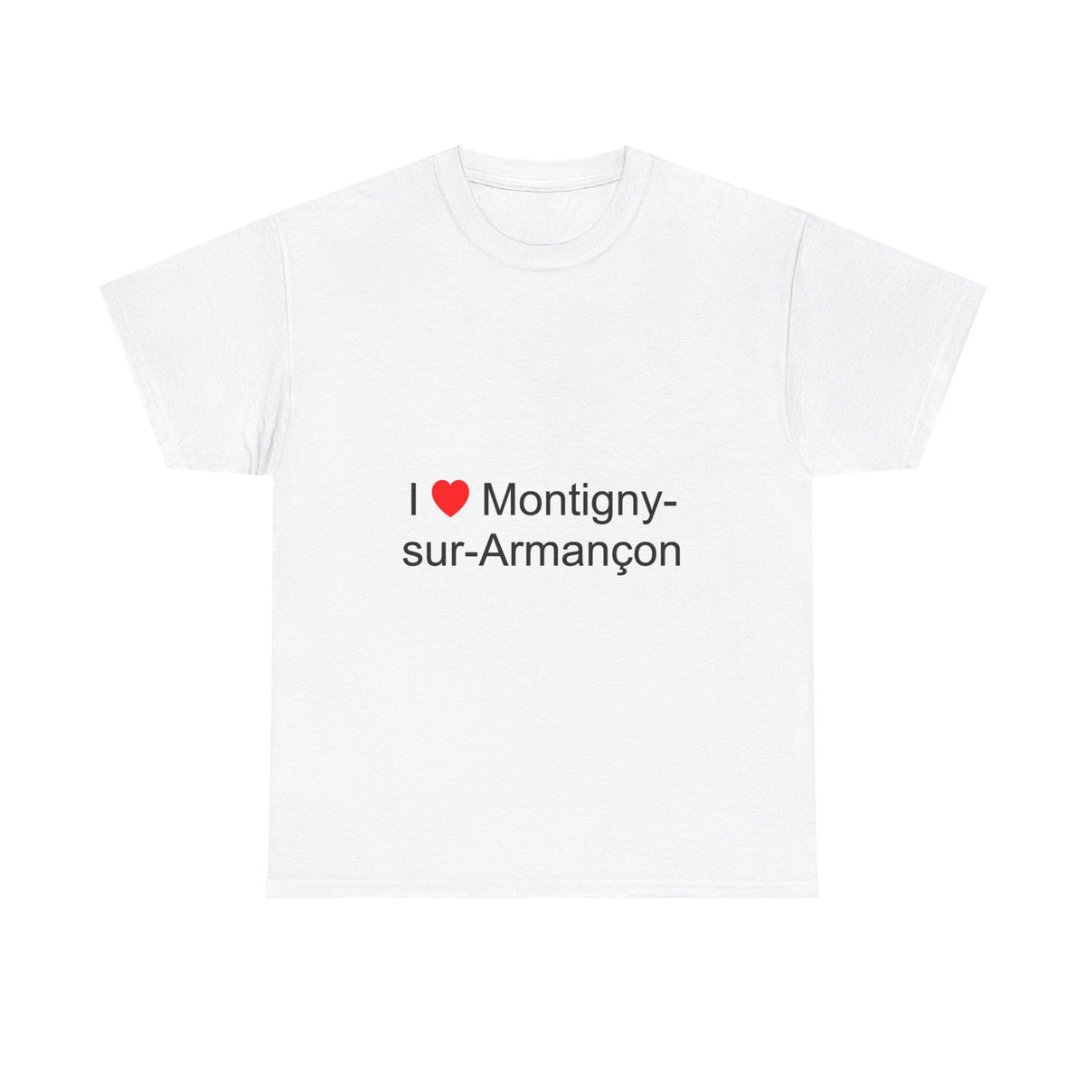 T-shirt I love montigny-sur-armançon