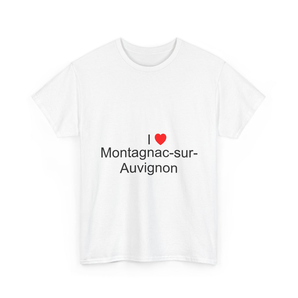 T-shirt I love Montagnac-sur-Auvignon