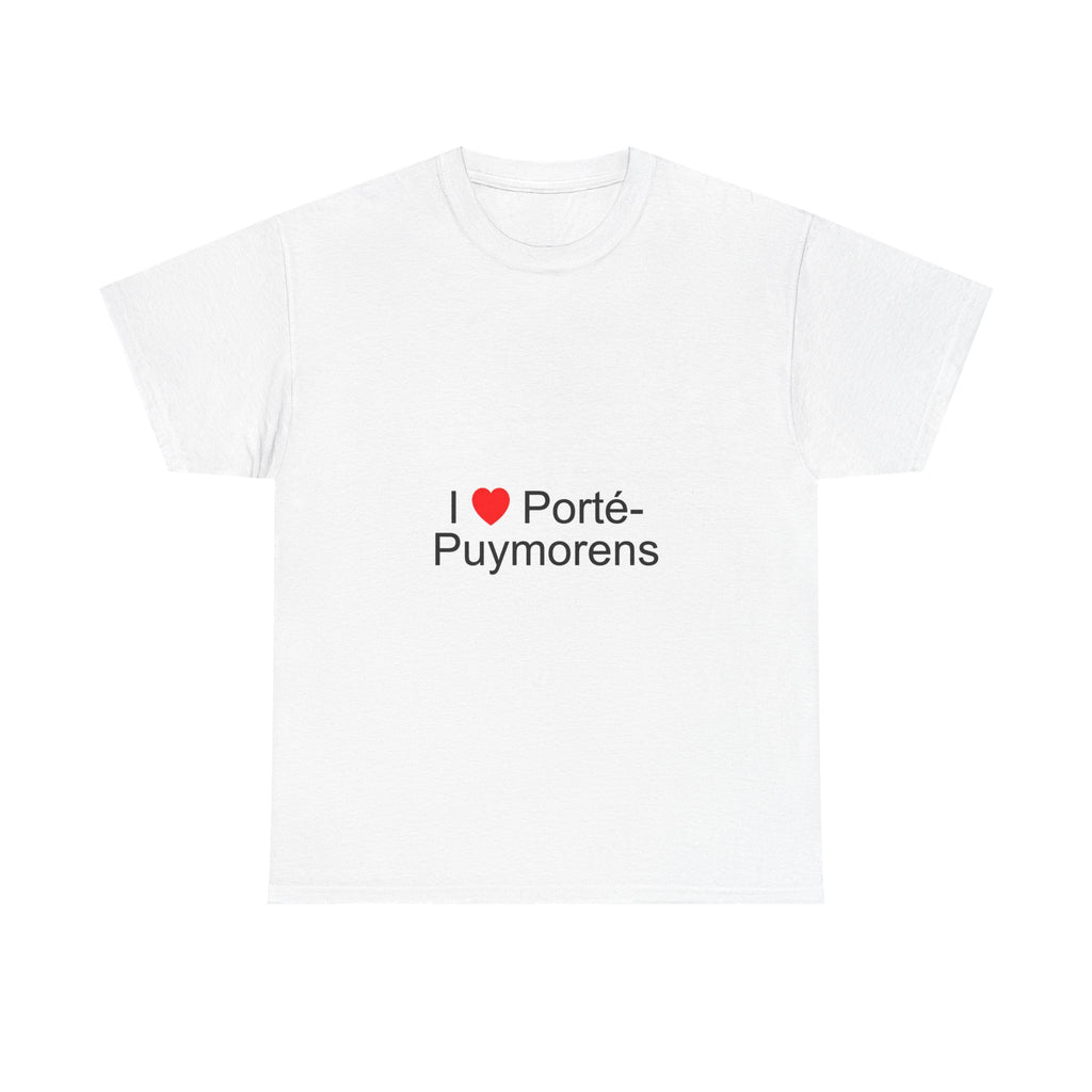 T-shirt I love porté-puymorens