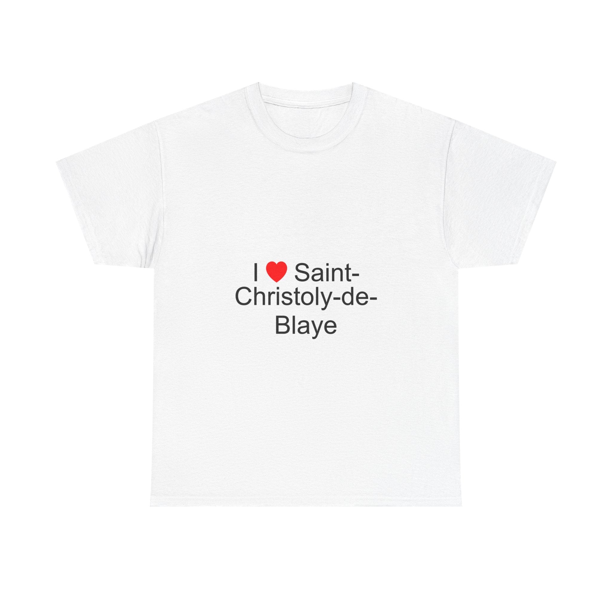 T-shirt I love Saint-Christoly-de-Blaye