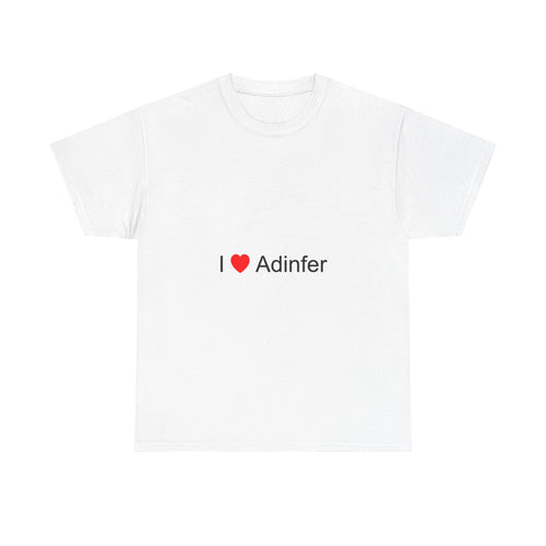 T-shirt I love adinfer