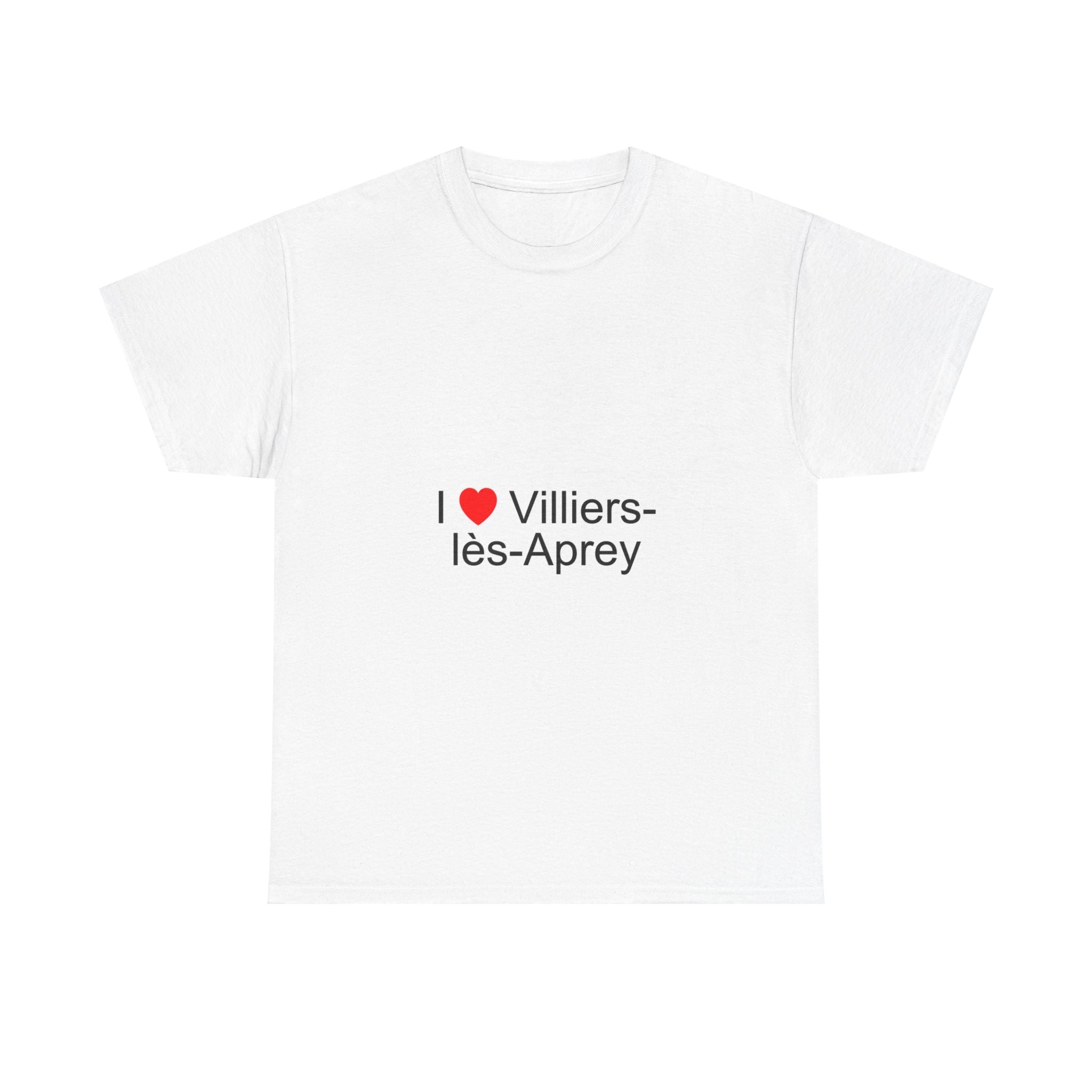 T-shirt I love Villiers-lès-Aprey