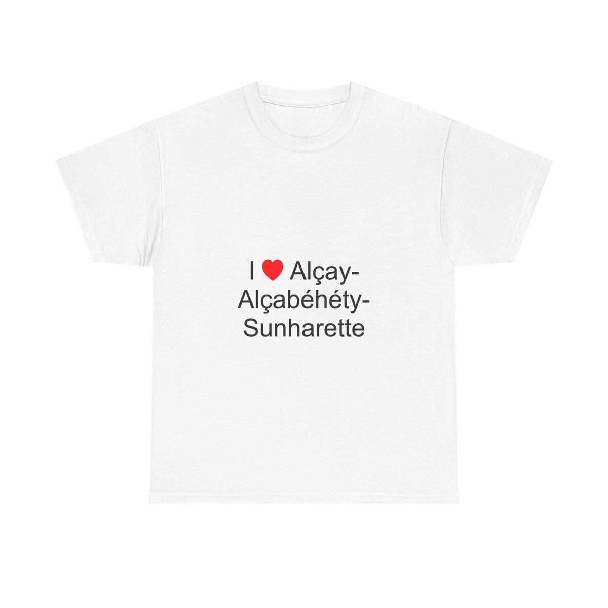 T-Shirt Ich liebe Alçay-Alçabéhéty-Sunharette